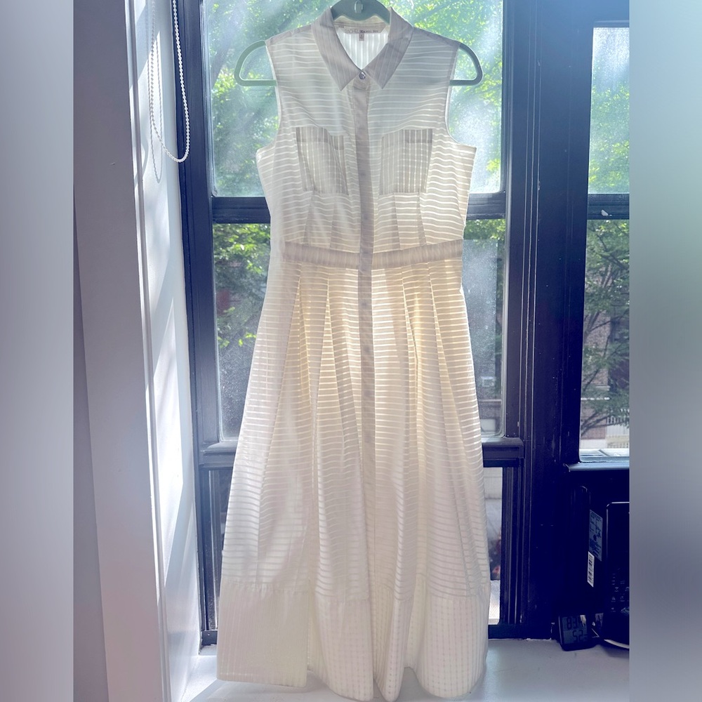 Rachel Roy Sleeveless Striped Midi Dress - Size 6